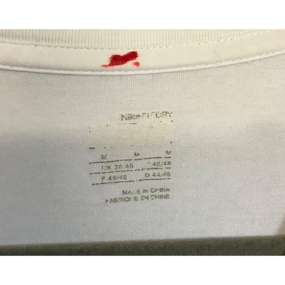 Nike Tennis Don't Forget Your Balls Black Dots Graphic Tee T-Shirt Size Medium - Picture 3 of 8